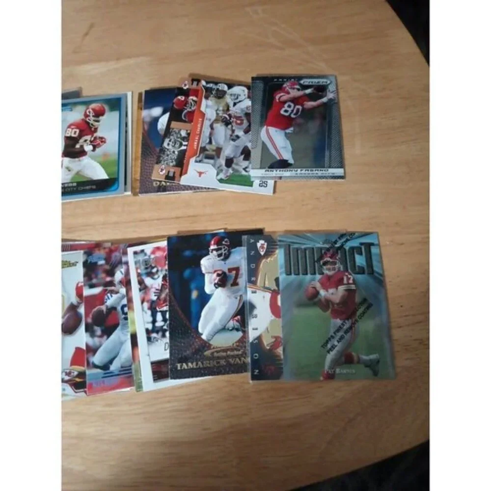 NFL Football 75 card lot  Kansas City Chiefs Legends Bell Thomas Lanier